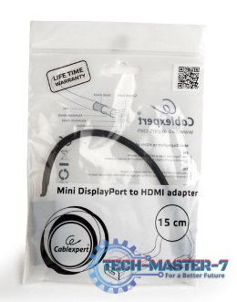 GEMBIRD miniDisplayPort - HDMI Czarny Mini DisplayPort - HDMI A-MDPM-HDMIF-02