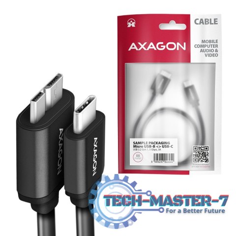 Kabel USB AXAGON USB typ C 1 Kabel USB AXAGON USB typ C 1