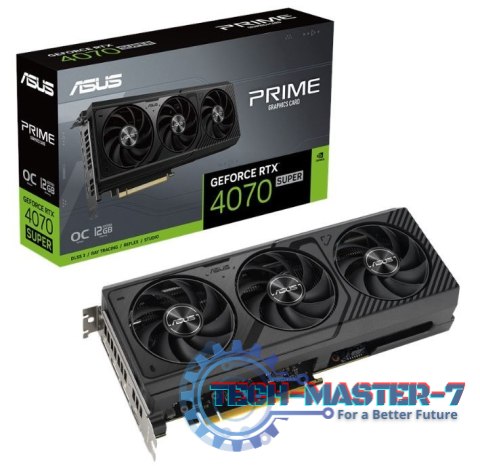 Karta graficzna ASUS GeForce RTX 4070 SUPER PRIME OC 12G GDDRX6 (PRIME-RTX4070S-O12G) Karta graficzna ASUS GeForce RTX 4070 SUPER PRIME OC 12G GDDRX6 (PRIME-RTX4070S-O12G)