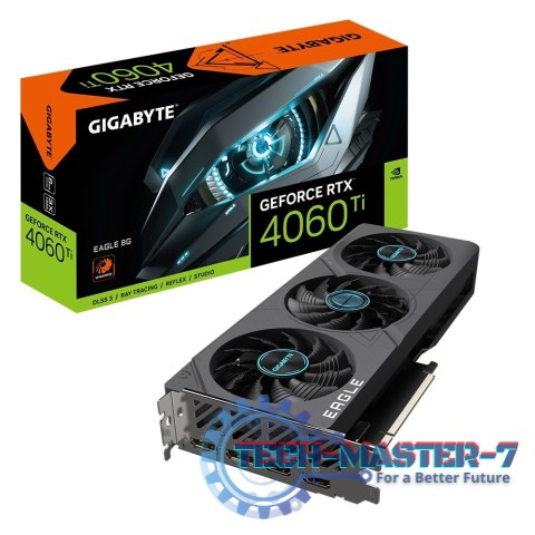 Karta graficzna GIGABYTE GeForce RTX 4060 Ti Eagle 8 GB GDDR6X (GV-N406TEAGLE-8GD) Karta graficzna GIGABYTE GeForce RTX 4060 Ti Eagle 8 GB GDDR6X (GV-N406TEAGLE-8GD)