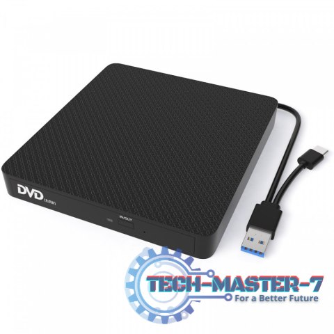 Napęd optyczny DVD Notebook USB 2.0 Czarny Napęd optyczny DVD Notebook USB 2.0 Czarny