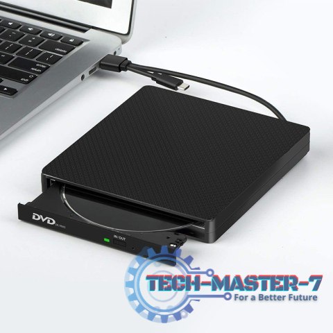 Napęd optyczny DVD Notebook USB 2.0 Czarny Napęd optyczny DVD Notebook USB 2.0 Czarny