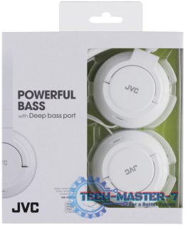 Słuchawki Na uszy JVC HA-S180-W Biały (1.2m /3.5 mm (pozłacany) wtyk/Biały)