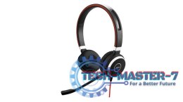 Słuchawki z mikrofonem Na uszy JABRA Evolve 40 Duo (1.2m /Przewodowe wtyk/Czarny)