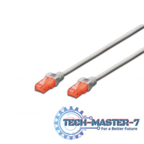 DIGITUS Cat6 U/UTP 3 m Szary 3 Patchcord DIGITUS Cat6 U/UTP 3 m Szary 3 Patchcord