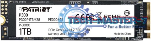 Dysk SSD PATRIOT Viper P300 1 TB Viper (M.2″ /1 TB /PCI Express x4 /2100MB/s /1650MB/s) Dysk SSD PATRIOT Viper P300 1 TB Viper (M.2″ /1 TB /PCI Express x4 /2100MB/s /1650MB/s)