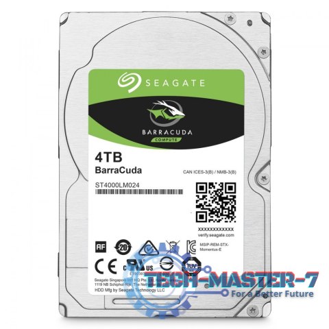 Dysk twardy SEAGATE Barracuda 4 TB 2.5" ST4000LM024 Dysk twardy SEAGATE Barracuda 4 TB 2.5" ST4000LM024