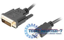 LANBERG CA-HDDV-20CU-0018-BK 1.8m /s1x HDMI (A) 1x DVI-D DL