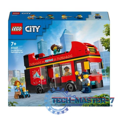 LEGO 60407 CITY - Czerwony, piętrowy autokar LEGO 60407 CITY - Czerwony, piętrowy autokar