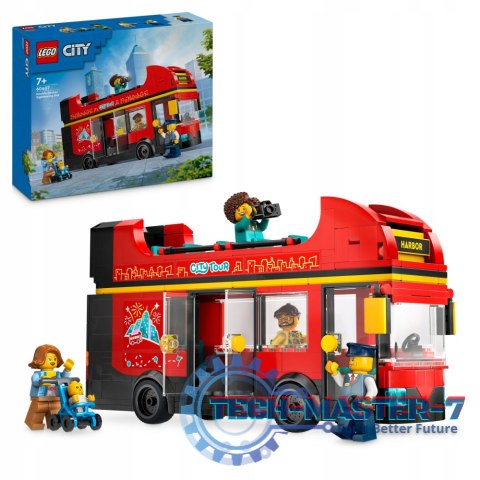 LEGO 60407 CITY - Czerwony, piętrowy autokar LEGO 60407 CITY - Czerwony, piętrowy autokar