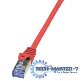 LOGILINK S/FTP Cat.6a 1.5 m Czerwony 1.5 Patchcord