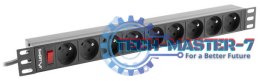 Listwa zasilająca LANBERG PDU-09E-0300-BK