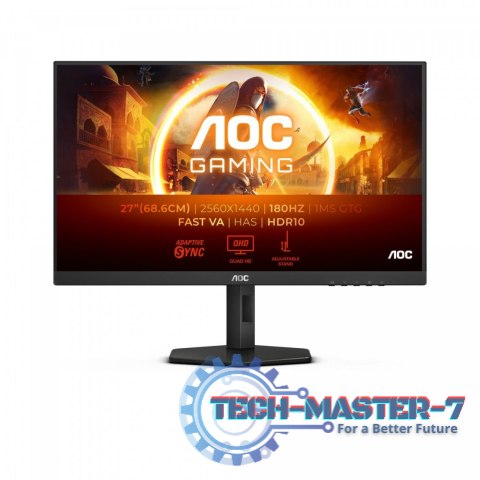 Monitor AOC Q27G4XN (27" /Fast VA /180Hz /2560 x 1440 /Czarny) Monitor AOC Q27G4XN (27" /Fast VA /180Hz /2560 x 1440 /Czarny)