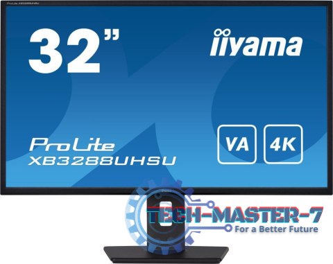 Monitor IIYAMA XB3288UHSU-B5 (31.5" /VA /60Hz /3840 x 2160 /Czarny) Monitor IIYAMA XB3288UHSU-B5 (31.5" /VA /60Hz /3840 x 2160 /Czarny)