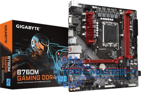 Płyta główna GIGABYTE B760M GAMING DDR4 LGA1700 microATX Płyta główna GIGABYTE B760M GAMING DDR4 LGA1700 microATX