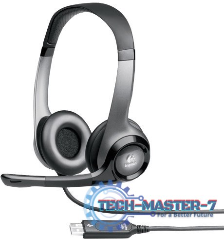 Słuchawki z mikrofonem Logitech H390 Czarny 981-000406