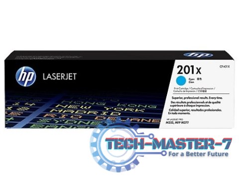 Toner HP 201X Błękitny CF401X CF401X Toner HP 201X Błękitny CF401X CF401X