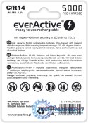 Baterie EVERACTIVE NiMH C 5000mAh Blister EVHRL14-5000