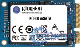 Dysk SSD KINGSTON SKC600MS/512G (mSATA″ /512 GB /SATA III /550MB/s /520MB/s)