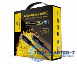 GEMBIRD CCBP-HDMI-AOC-30M-02 30m /sHDMI Typ A Męska HDMI Typ A Męska