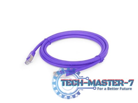 GEMBIRD Cat.6a S/FTP 0.5 m Fioletowy 0.5 Patchcord GEMBIRD Cat.6a S/FTP 0.5 m Fioletowy 0.5 Patchcord