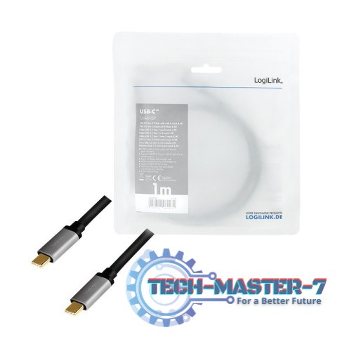 Kabel USB LOGILINK USB typ C (wtyk) 1 Kabel USB LOGILINK USB typ C (wtyk) 1