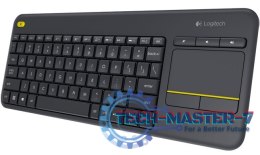 Klawiatura Bezprzewodowa LOGITECH K400 Plus Czarny