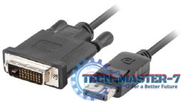 LANBERG CA-DPDV-10CU-0018-BK 1.8m /s1x DisplayPort 1x DVI-D