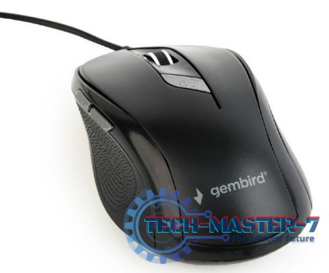 Mysz Przewodowa GEMBIRD MUS-6B-01 Czarny Mysz Przewodowa GEMBIRD MUS-6B-01 Czarny