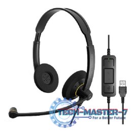 Słuchawki z mikrofonem SENNHEISER SC 60 USB ML Czarny