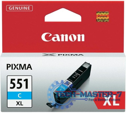 Tusz CANON CLI-551XL Cyan 6444B001 Tusz CANON CLI-551XL Cyan 6444B001