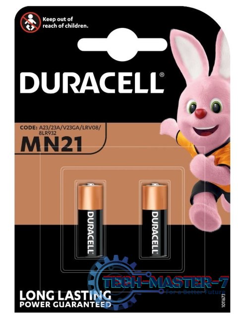 Baterie DURACELL Alkaliczna MN21 2 szt. MN21 blister 2szt Baterie DURACELL Alkaliczna MN21 2 szt. MN21 blister 2szt