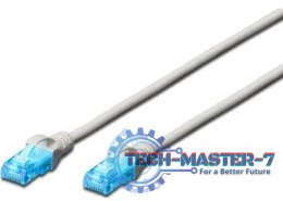 DIGITUS Cat5e U/UTP 0.5 m Szary 0.5 Patchcord