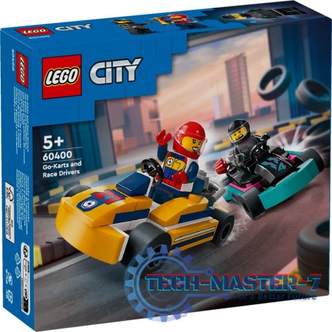 LEGO 60400 City - Gokarty i kierowcy wyścigowi LEGO 60400 City - Gokarty i kierowcy wyścigowi