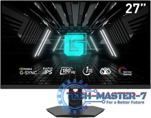 Monitor MSI 9S6-3CC2CH-054 (27" /IPS /180Hz /1920 x 1080 /Czarny) Monitor MSI 9S6-3CC2CH-054 (27" /IPS /180Hz /1920 x 1080 /Czarny)