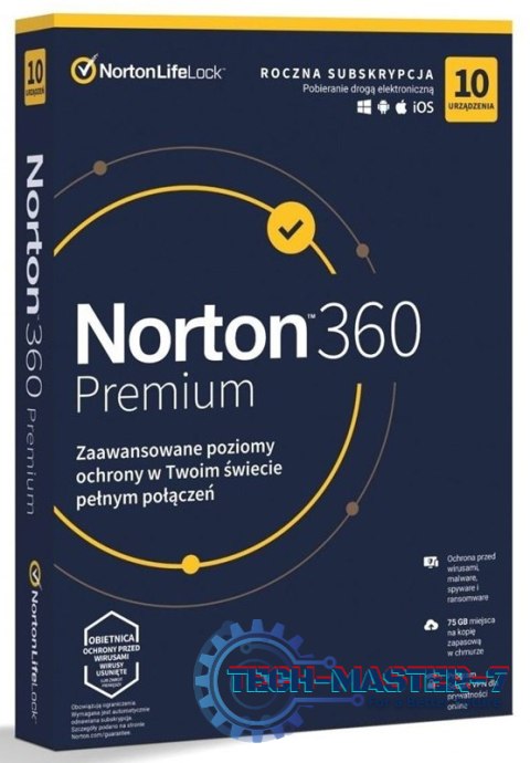 NORTONLIFELOCK 360 premium 75GB PL 1 user 10 device 12mo generic ret1 mm NORTONLIFELOCK 360 premium 75GB PL 1 user 10 device 12mo generic ret1 mm