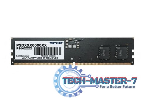 Pamięć PATRIOT (DIMM/DDR5/16 GB/5600MHz/1.1V/46CL/SINGLE) Pamięć PATRIOT (DIMM/DDR5/16 GB/5600MHz/1.1V/46CL/SINGLE)