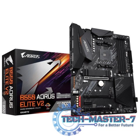 Płyta główna GIGABYTE B550 AORUS ELITE V2 Socket AM4 ATX Płyta główna GIGABYTE B550 AORUS ELITE V2 Socket AM4 ATX