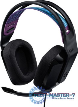 Słuchawki z mikrofonem LOGITECH G335 Czarny Czarny