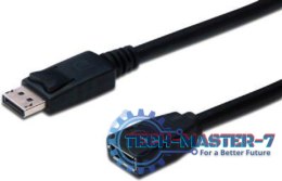 DIGITUS AK-340200-020-S 2m /s1x DisplayPort (wtyk) 1x DisplayPort (gniazdo)