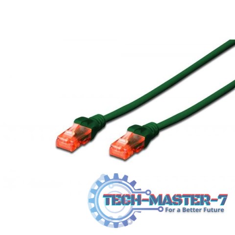 DIGITUS Cat6 U/UTP 3 m Zielony 3 Patchcord DIGITUS Cat6 U/UTP 3 m Zielony 3 Patchcord