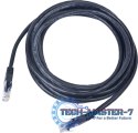 GEMBIRD Patchcord Cat.5e 5m RJ45 Osłonka zalewana Czarny 5 Patchcord
