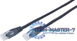 GEMBIRD Patchcord Cat.5e 5m RJ45 Osłonka zalewana Czarny 5 Patchcord
