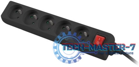 Listwa zasilająca LANBERG PS1-05E-0150-BK Listwa zasilająca LANBERG PS1-05E-0150-BK