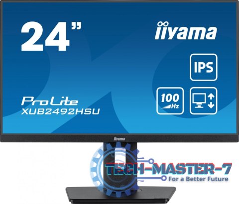 Monitor IIYAMA XUB2492HSU-B6 (23.8" /IPS /100Hz /1920 x 1080 /Czarny)
