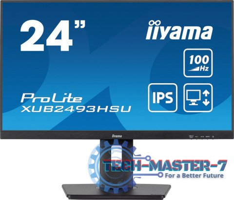 Monitor IIYAMA XUB2493HSU-B6 (23.8" /IPS /100Hz /1920 x 1080 /Czarny) Monitor IIYAMA XUB2493HSU-B6 (23.8" /IPS /100Hz /1920 x 1080 /Czarny)