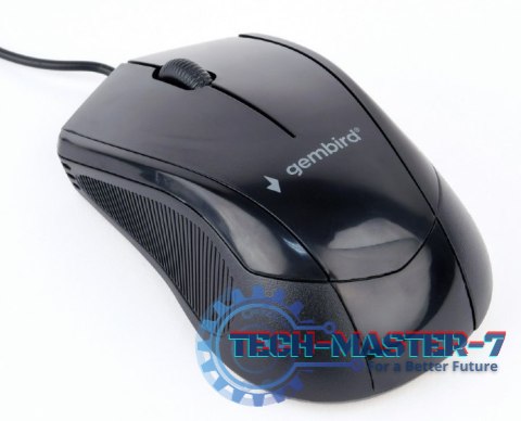 Mysz Przewodowa GEMBIRD MUS-3B-02 Czarny Mysz Przewodowa GEMBIRD MUS-3B-02 Czarny