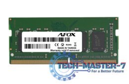 Pamięć AFOX (SODIMM/DDR3L/8 GB/1600MHz/1.35V/11CL/SINGLE)