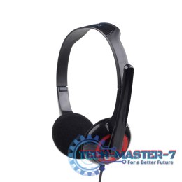 Słuchawki z mikrofonem GEMBIRD MHS-002 Czarny Czarny