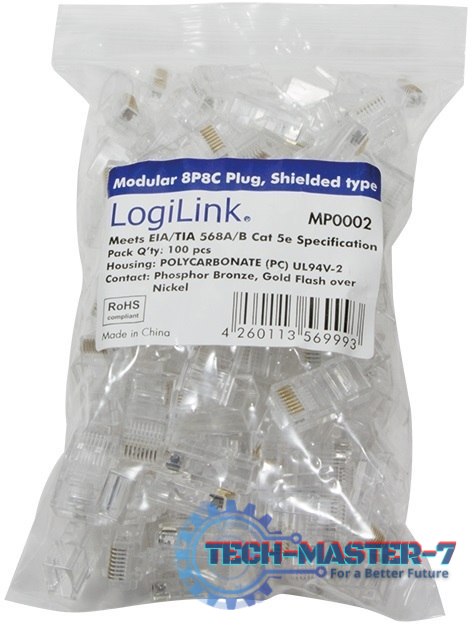 Wtyki RJ45 100szt. Wtyki RJ45 100szt.